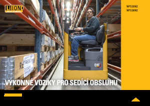 Paletni viličari za sjedeće vozače Caterpillar NPS30N2
