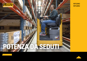 Paletni viličari za sjedeće vozače Caterpillar NPS30N2