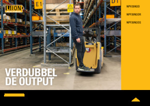 Platforma za stojeće rukovatelje za paletne viličare Caterpillar NPV20N3D