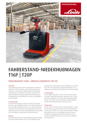 Dizalice za palete Linde T16P	