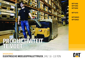 Platforma za stojeće rukovatelje za paletne viličare Caterpillar NPP20N2R