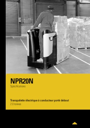 Platforma za stojeće rukovatelje za paletne viličare Caterpillar NPR20N
