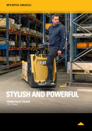 Platforma za stojeće rukovatelje za paletne viličare Caterpillar NPV20N3