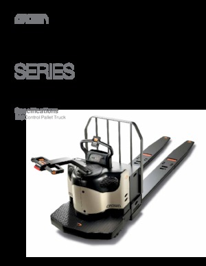 Platforma za stojeće rukovatelje za paletne viličare Crown PE 4500-60