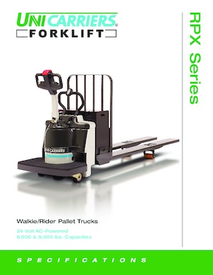 Platforma za stojeće rukovatelje za paletne viličare UniCarriers RPX80B