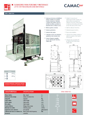 Industrijske dizalice CAMAC EPM-1000/150