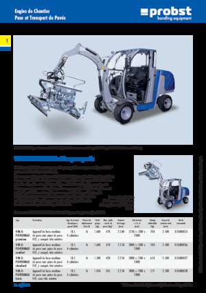 Strojevi za polaganje opločnika Probst VM-X-PAVERMAX comfort
