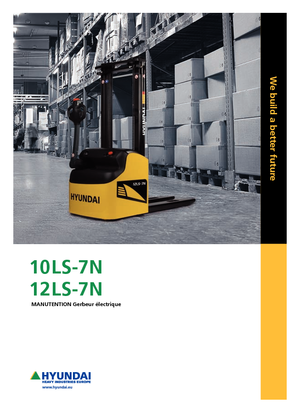 Hodajući viličar Hyundai 12 LS 7 N