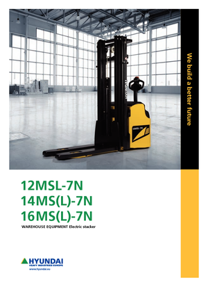 Hodajući viličar Hyundai 16 MS 7 N