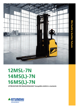 Hodajući viličar Hyundai 16 MS 7 N