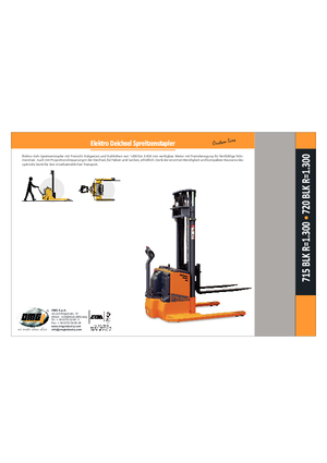 Hodajući viličar OMG 715 BLK 1300