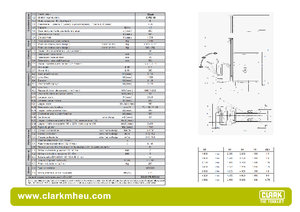 Hodajući viličar Clark CPS 15
