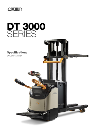 Hodajući viličar Crown DT 3040-2.0 TL