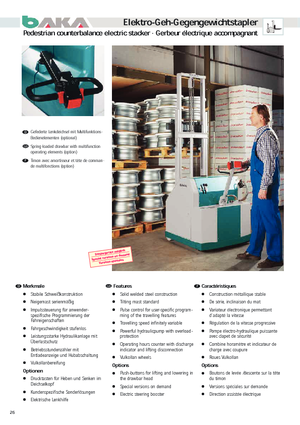 Hodajući viličar Baka EGGT 89-1604