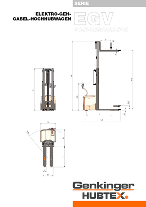 Hodajući viličar Genkinger EGV 30/35
