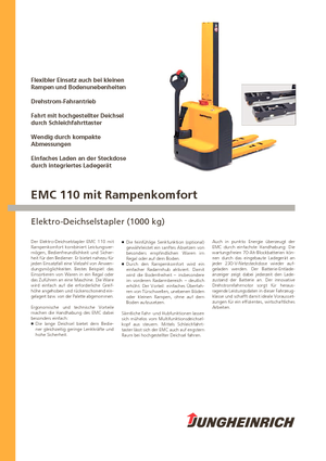 Hodajući viličar Jungheinrich EMC 110 RK