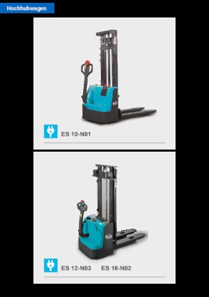 Hodajući viličar Baoli ES 16-N02