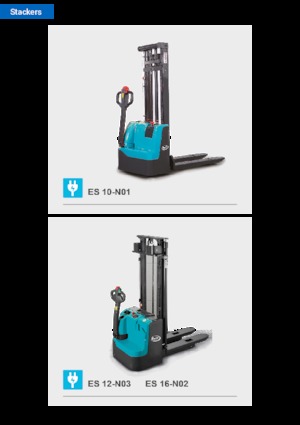 Hodajući viličar Baoli ES 16-N02