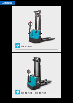 Hodajući viličar Baoli ES 16-N02