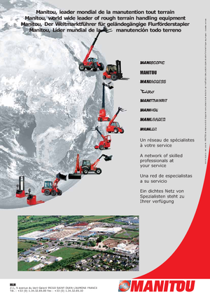 Hodajući viličar Manitou ES 410