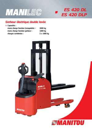 Hodajući viličar Manitou ES 420 DLP