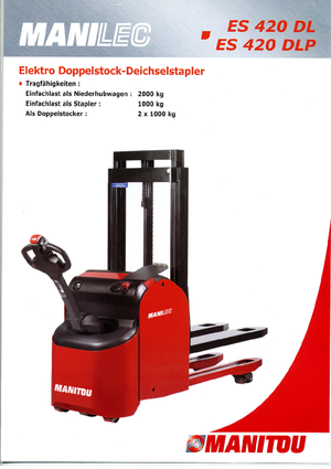 Hodajući viličar Manitou ES 420 DLP