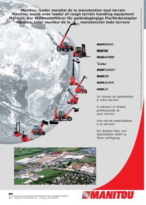 Hodajući viličar Manitou ES 509 GPF
