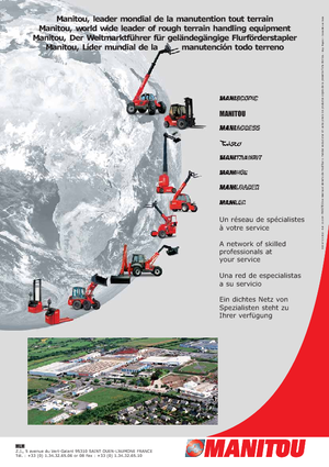 Hodajući viličar Manitou ES 820 FR