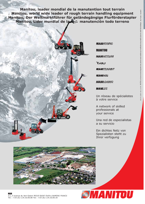 Hodajući viličar Manitou ES 820 FR