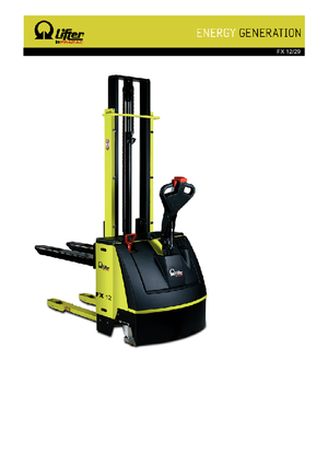 Hodajući viličar PRAMAC Lifter FX 12/29