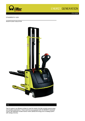 Hodajući viličar PRAMAC Lifter FX 12/29