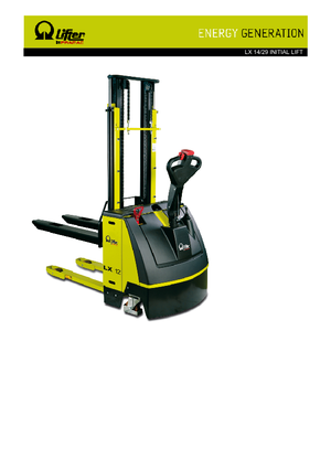 Hodajući viličar PRAMAC Lifter LX 14/29 IL