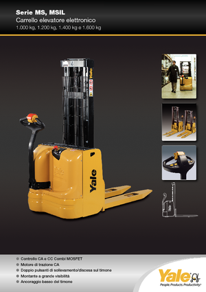 Hodajući viličar Yale MS10E