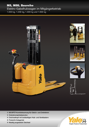 Hodajući viličar Yale MS10E