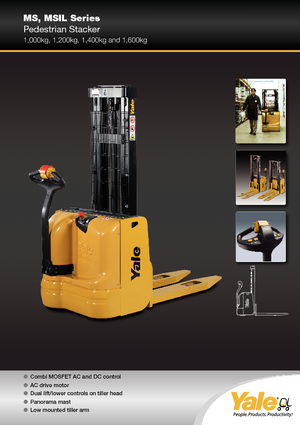 Hodajući viličar Yale MS10E