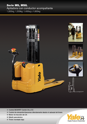 Hodajući viličar Yale MS10E