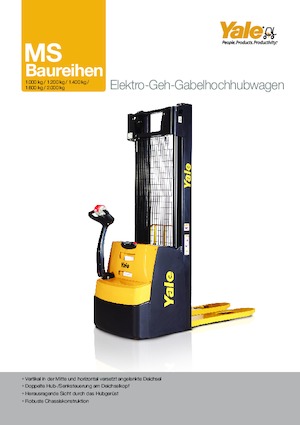 Hodajući viličar Yale MS20