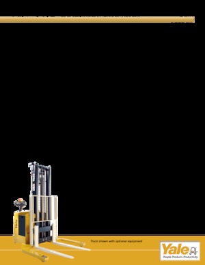 Hodajući viličar Yale MSW040-E