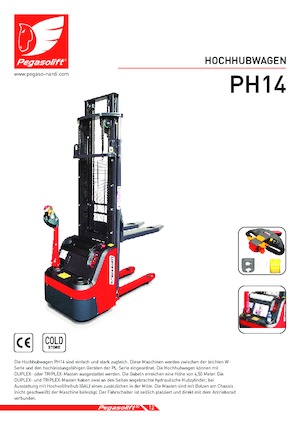 Hodajući viličar Pegasolift PH 14