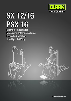 Paletni viličar za stojeće rukovatelje Clark PSX 16