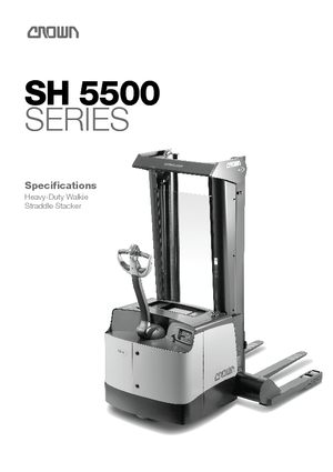 Hodajući viličar Crown SH 5540-1.8 TT