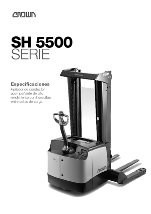 Hodajući viličar Crown SH 5540-1.8 TT