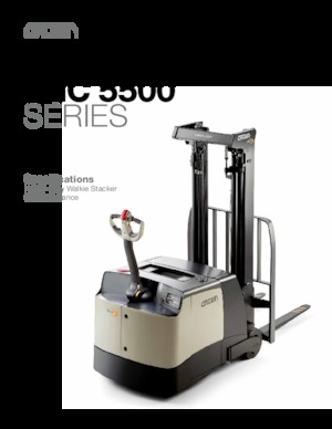 Hodajući viličar Crown SHC 5540-30 TL