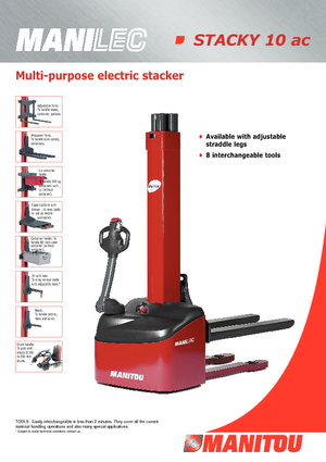 Hodajući viličar Manitou Stacky FR-D 28