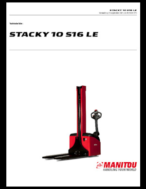 Hodajući viličar Manitou Stacky 10 S16 LE