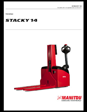 Hodajući viličar Manitou Stacky 14