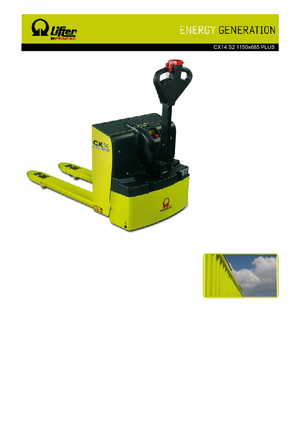 Dizalice za palete PRAMAC Lifter CX 14 Plus