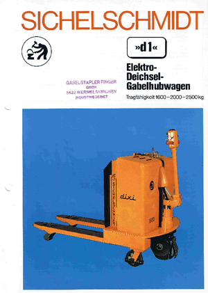Dizalice za palete Sichelschmidt d 125 ASM ac