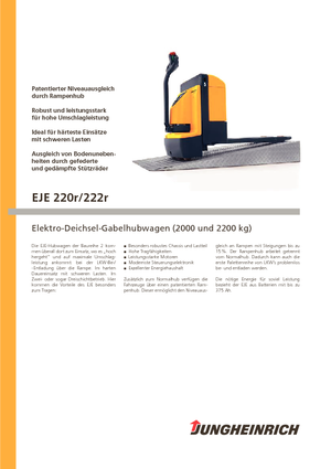 Dizalice za palete Jungheinrich EJE 220r