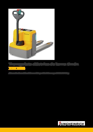 Dizalice za palete Jungheinrich EJE M15